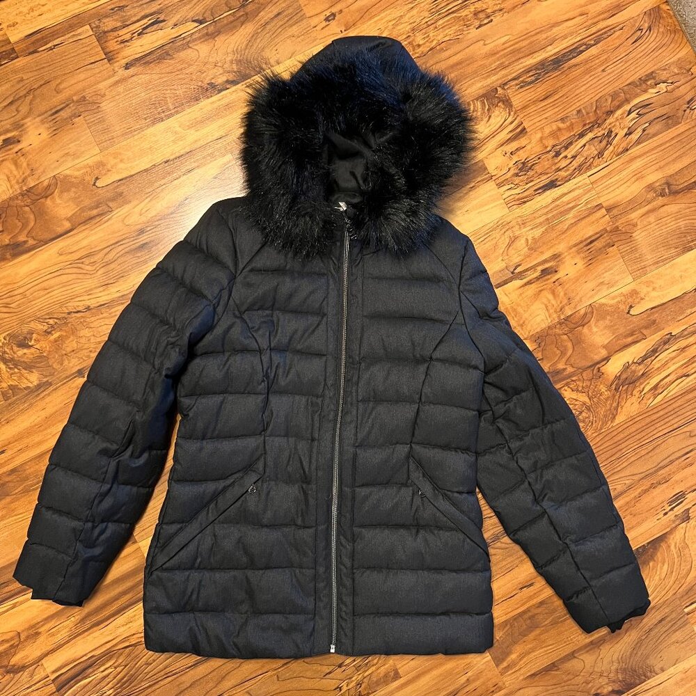 Womens ZeroXposur Hooded Black Coat Size M NWOT